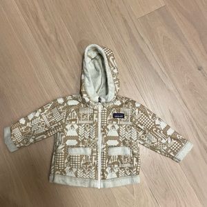 Patagonia Hooded Sweater/ Jacket size 6-12 months